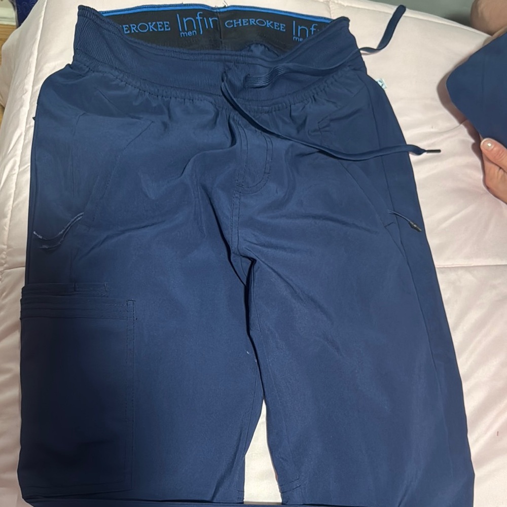 Cherokee Men's Blue Scrub Pants